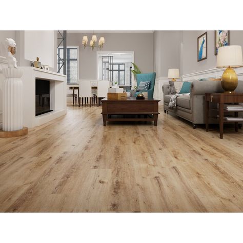 ArtioFloors Lake House 9" x 60" x 5mm Oak Luxury Vinyl Plank & Reviews | Wayfair Spc Flooring, Beautiful Flooring, Luxury Vinyl Plank, Stone Flooring, Floor Installation, Crystal Stone, Luxury Vinyl, Golden State, Laminate Flooring