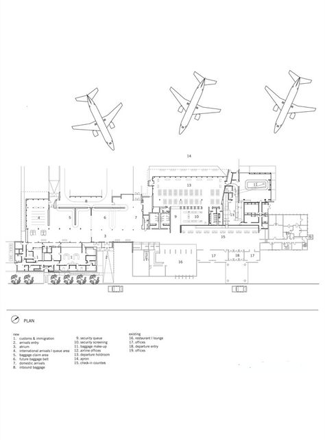 Port Architecture, Airport Case, Airport Concept, Concept Board Architecture, Airport Architecture, Board Architecture, Municipal Building, Perth Airport, Modular Architecture