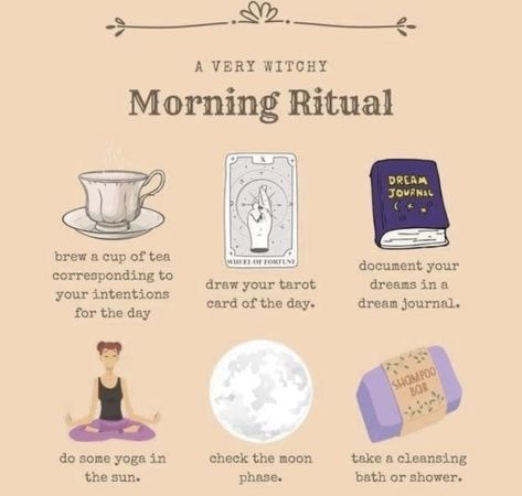 Witchy Morning, Witchy Tips, Witch Rituals, Wiccan Magic, Witch Spirituality, Witch Stuff, Eclectic Witch, Wiccan Spell Book, Witchcraft Spell Books