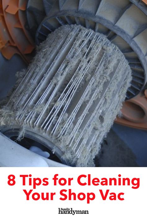 Car Cleaning Tips, Home Cleaning Remedies, Garage Workbench, Cleaning Tips And Tricks, Diy Handyman, Easy Diy Hacks, Handyman Projects, Shop Vacuum, Home Fix