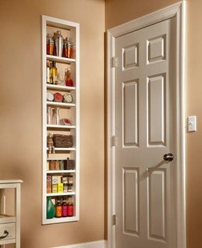 How to Make Your Own Built In Shelves (DIY) Shelves On The Wall, Decor Ikea, Glass Cabinet Doors, Built In Shelves, Wall Storage, Diy Shelves, Hidden Storage, Built Ins, Glass Shelves