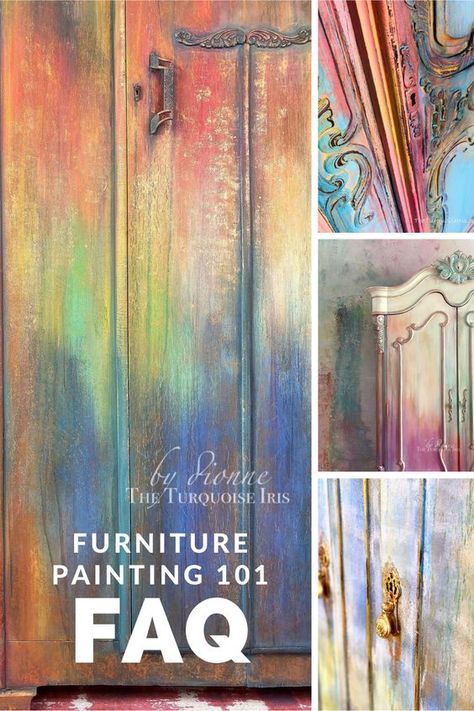 Diy Painted Furniture, How To Paint Furniture, Painting 101, Furniture Painting Techniques, Boho Furniture, Furniture Rehab, Diy Furniture Renovation, Furniture Painting, Painting Furniture Diy