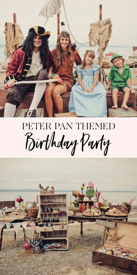 Peter Pan Party Ideas, Peter Pan Themed Party, Birthday Parties For Boys, Pirate Cake Pops, Birthday Presents Ideas, Peter Pan Birthday Party, Boys Birthday Party Ideas, Peter Pan Birthday, Birthday Party Ideas For Boys