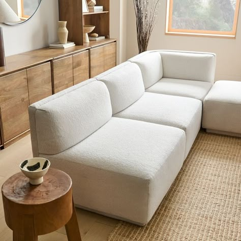 Modular Arianna Sectional | Sofa With Chaise | West Elm West Elm Sofa, Reclining Sectional With Chaise, Sectional Sofa With Chaise, Modular Couch, Modular Sofas, Sofa With Chaise, Types Of Sofas, Modular Sectional Sofa, Modular Sectional