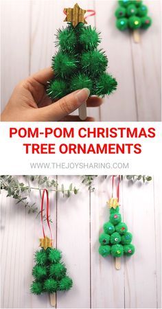 Christmas Crafts For Toddlers, Christmas Crafts For Kids To Make, Kids Christmas Ornaments, Fun Christmas Crafts, Winter Crafts For Kids, Preschool Christmas, Simple Christmas Tree, Easy Christmas Crafts, Christmas Ornament Crafts