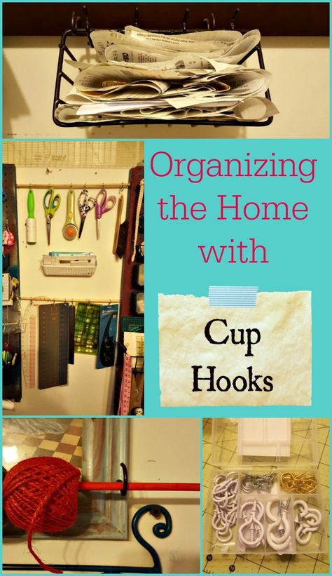 Cup Hooks Ideas, Magnetic Tool Holder, Ocd Organization, Diy Hooks, Hide Cords, Magnetic Tools, Purse Storage, Cup Hooks, Spice Cabinet