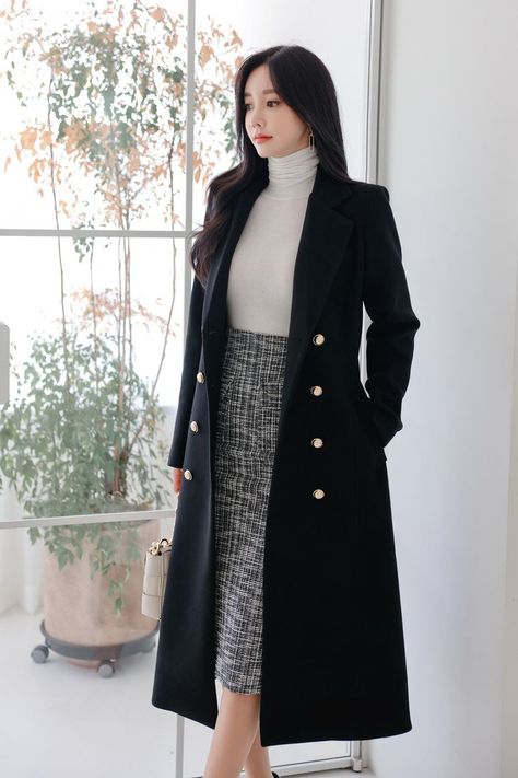 Mode Tips, Korean Fashion Dress, Classy Work Outfits, Stylish Work Outfits, Outfits Fall, Modest Fashion Outfits, Looks Chic, Professional Outfits, Korean Outfits