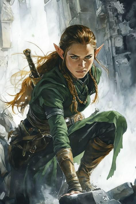 Druid Elf Female, Elf Staff, High Elves Dnd, Dragon Age Elf, Character Showcase, Monk Dnd, Elven Woman, Elf Archer, Elf Ranger