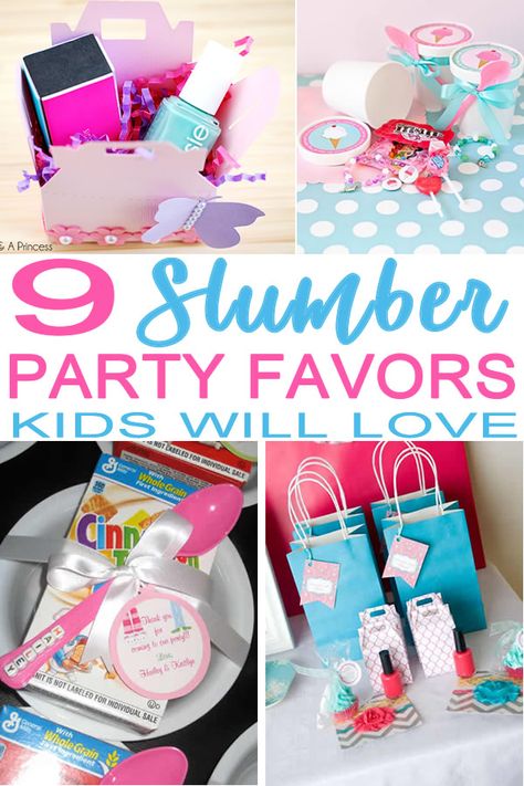 Slumber Party Favors! Wake up & send the kids home with some amazing party favors for a slumber / sleepover theme party. The coolest slumber party ideas boys and girls would love to take home as a gift. Find DIY sleepover party favors for any age & teen / tween sleepover party favors too! So if you are having a pajama party check out ideas like: goodie bags, sleep mask, party favor bags & more fun favors for friends. Get the best slumber party favor ideas right here! Teen Party Favors, Sleepover Party Favors, Slumber Party Favors, Girls Sleepover Party, 21 Party, Birthday Sleepover Ideas, Slumber Party Birthday, Girls Slumber Party, Party Favor Ideas