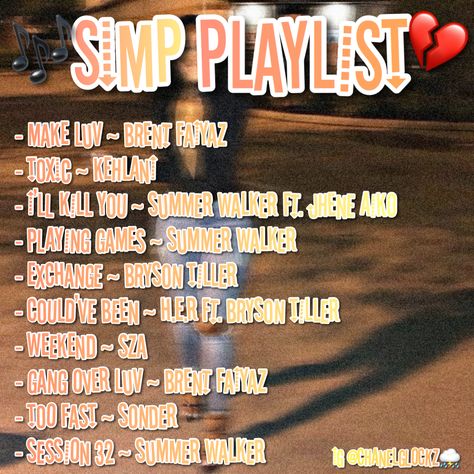 Simp Playlist, Party Music Playlist, Rap Music Playlist, Music Suggestions Instagram Story, Lit Songs, Rap Playlist, Summer Songs Playlist, Feeling Song, Love Songs Playlist