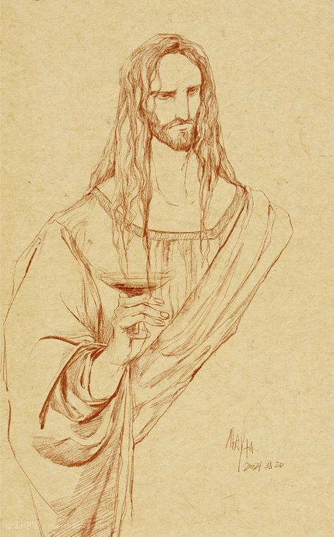 Angel Gabriel Bible, Jesus Illustration Art, Bible Fanart, Jesus Fanart, Jesus Drawing, Jesus Illustration, The Bible Movie, Bible Drawing, Epic Of Gilgamesh