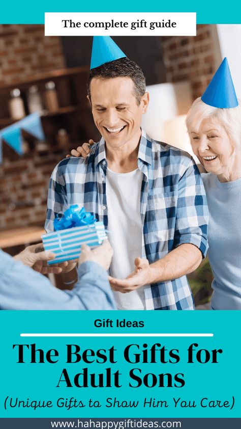 Gifts for Adult Sons: 24 Unique Gifts to Show Him You Care 7 Son Birthday Gifts From Mom, Son Gifts From Mom, 21st Birthday Gift Ideas For Son, Son 21st Birthday Ideas, Birthday Gifts For Adult Son, 21st Birthday Gifts For Son, Christmas Gifts For Adult Son, Gifts For Sons Girlfriend Ideas, Son 30th Birthday