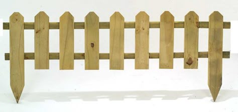 Click this image to show the full-size version. Fence Headboard, Picket Fencing, Short Fence, Small Water Fountain, Diy Garden Fence, Picket Fences, Aerate Lawn, Pallet Fence, Lawn Edging