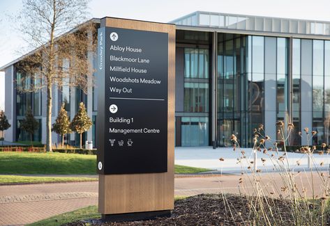 Croxley Park - Blast Design Vehicular Directional Signage, Building Signage Exterior, Park Signage Design, Directional Signs Design, Parking Signage, Hospital Signage, Standing Signage, Building Signage, Entrance Signage