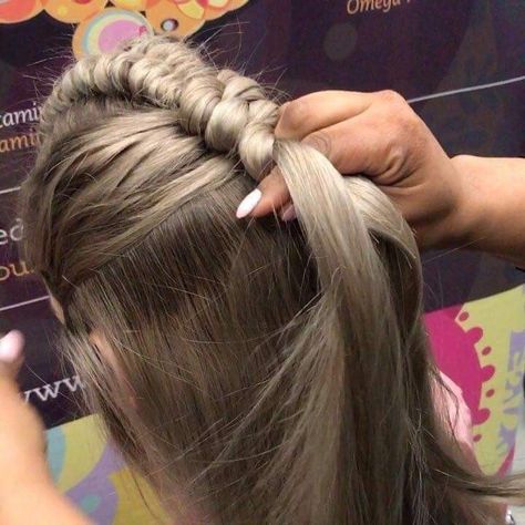 Braiding Tutorials, Hoco Hair Ideas Ponytail, Viking Hair, Hairstyles Tutorials, Braid Tutorial, Braided Hairstyles For Wedding, Hair Braid, Hoco Hair Ideas, Braided Hairstyles Tutorials