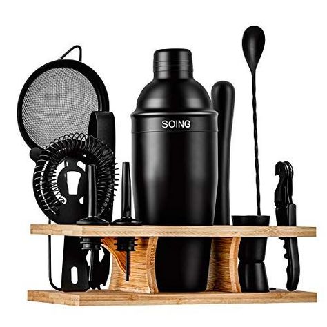 50 Best Gifts Under $50 In 2021: Ideas For Everyone On Your List Bartending Kit, Bartender Kit, Cocktail Tools, Martini Shaker, Bar Tool Set, Cocktail Shaker Set, Cocktail Accessories, How To Make Drinks, Stainless Steel Bar