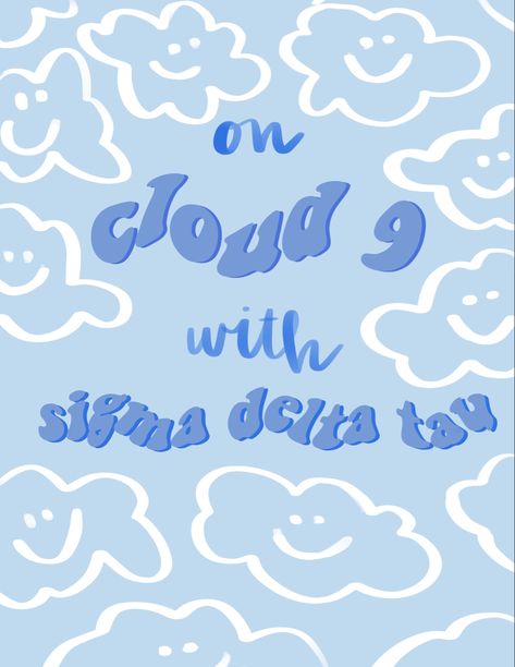 Cloud Nine Bid Day Theme, Fall Recruitment Themes, On Cloud 9 Sorority Theme, Cloud 9 Sorority Theme, Cloud Sorority Theme, On Cloud 9 Bid Day Theme, Cloud 9 Bid Day Theme Sorority, Cloud Nine Bid Day, On Cloud 9 Bid Day