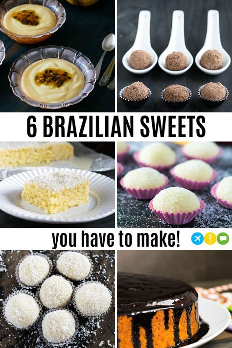 Brazilian Carrot Cake Recipe, Brazilian Recipes Dessert, Afternoon Tea Party Food, Dairy Free Popsicles, America Dessert, Brazilian Sweets, Passion Fruit Mousse, Brazilian Recipes, Brazilian Desserts