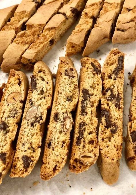 Treat Yourself to Nonna’s Chocolate Almond Biscotti Recipe Biscotti Recipes Best, Lemon Almond Biscotti Recipe, Almond Biscotti Recipe Italian, Almond Flour Biscotti, Chocolate Almond Biscotti Recipe, Hazelnut Biscotti Recipe, Vanilla Biscotti, Chocolate Almond Biscotti, Italian Biscotti Recipe