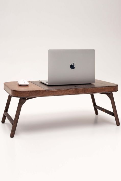 Introducing our exquisite handcrafted lap desk - the perfect companion for work or leisure. Designed for optimal comfort, it enhances your experience as a laptop stand, breakfast tray, or versatile workspace. Meticulously crafted with attention to detail, it seamlessly combines functionality and aesthetics. Wood Lap Desk, Laptop Tray, Desk Wood, Breakfast Tray, Lap Desk, Laptop Table, Mini Table, Laptop Stand, Wood Desk