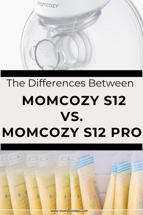 This article shares the similarities and differences between the original Momcozy S12 and the newer Momcozy S12 Pro. This is perfect for the expectant mom-to-be or new mom who is researching wearable breast pumps and wants to make sure they are making the best choice. Momcozy S12 Breast Pump Tips, Pump Settings, Hands Free Pumping, Exclusively Pumping, Milk Storage, Electric Breast Pump, Milk Production, Similarities And Differences, Breastfeeding And Pumping