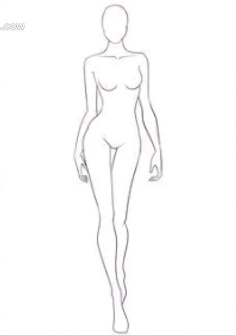 Fashion Illustration Template, Fashion Sketch Template, Stile Kylie Jenner, Fashion Model Drawing, Croquis Fashion, Fashion Figure Templates, Fashion Illustration Poses, Fashion Model Sketch, Fashion Figure Drawing