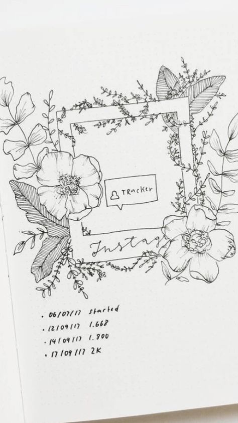 Journal Ideas Pages, Floral Doodle, Bullet Journal Ideas, Bullet Journal Aesthetic, Floral Drawing, Bullet Journal Art, Art Diary, Bullet Journal Inspo, Bullet Journal Doodles