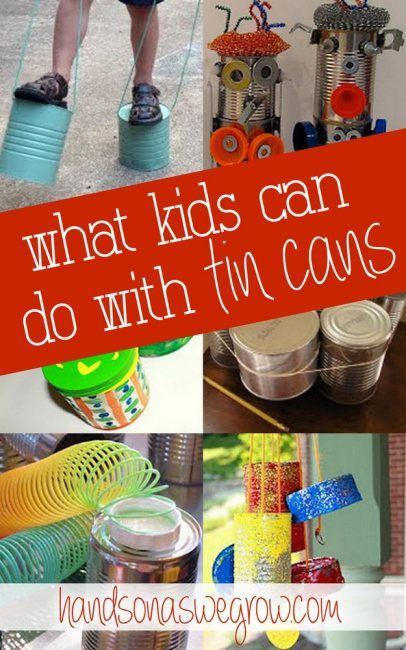 What to do with a Tin Can? 26 Tin Can Activities, Music & Crafts for Kids! Music Crafts For Kids, Craft Thanksgiving, Snail Craft, Wind Chimes Homemade, Music Crafts, Tin Can Crafts, Tin Cans, Crafty Kids, Can Crafts