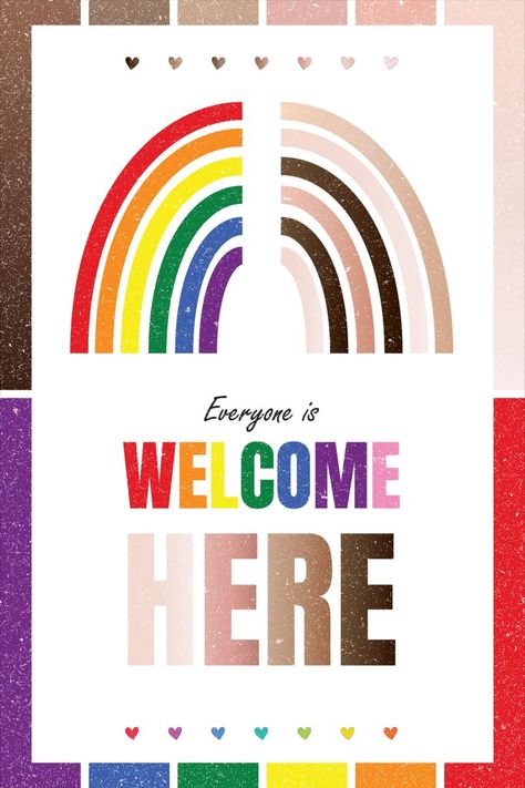 Classroom Diversity, Inclusion Poster, Lgbt Poster, Classroom Rainbow, Equality Poster, Diversity Quotes, Positivity Project, Diversity Poster, Inclusive Classroom