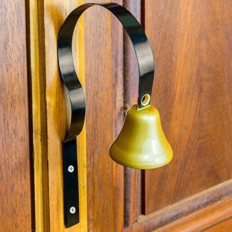 Amazon.com: Lanier Shopkeepers Bell - Don't Let Another Customer Slip Out (White): Home & Kitchen Vintage Doorbell, Dog Door Bell, Call Bells, Dog Bell, Dog Potty Training, Dog Potty, Potty Training Puppy, Door Bell, Dog Door