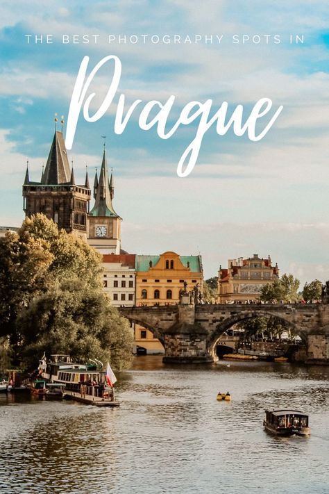 The best photo spots in Prague - Insta worthy views | Weekends & Away Prague Photos, European City Breaks, Europe City, Visit Prague, Wanderlust Photography, Beautiful Travel Destinations, City Breaks, European Destinations, Over The River