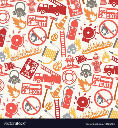 Firefighter Background, Paper Boy, Kids Area, Fire Trucks, Background Patterns, Firefighter, Png Images, Adobe Illustrator, Print Patterns