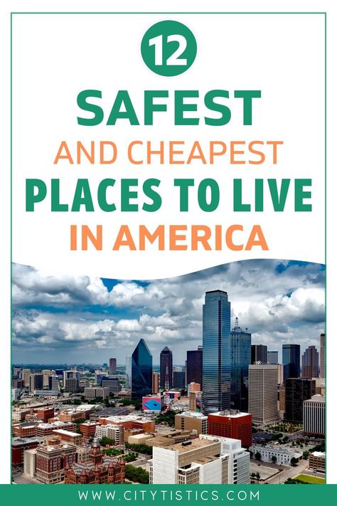 If you’re looking for a place to live that is affordable and safe, you’re in luck. We have compiled a list of the 10 safest and cheapest places to live in America. These towns and cities are perfect for families or anyone on a budget. So, without further ado, here are the 10 safest and cheapest places to live in America! Safest Places To Travel, Cheapest Places To Live, World Of Wanderlust, Beautiful Places To Live, Travel Ads, Places In America, Places To Live, Virtual Travel, States In America