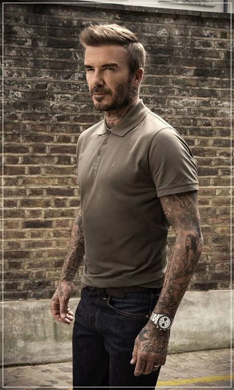 Austin Dunham, David Beckham Style Outfits, David Beckham Style, Bald Men Style, Mens Fashion Denim, Tudor Watch, Jordan Outfit, Beard Hairstyle, Mens Fashion Wear