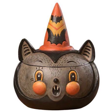 Johanna Parker Entire Collection | Cuddle Decor Round Cheeks, Halloween Container, Johanna Parker Halloween, Spooky Shoot, Halloween Jars, Face Ideas, Halloween Bat Decorations, Target Halloween, Bethany Lowe Designs