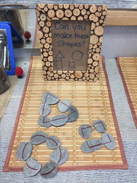 Math Reggio Preschool, Math Reggio Emilia, Shapes Reggio Emilia, Math Provocations Kindergarten, Reggio Shapes, Shape Provocations, Numeracy Activities Kindergarten, Reggio Math, Reggio Activities