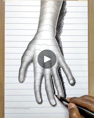 12M views · 71K reactions | How to Draw like a Pro - 3D Illusion Art | How to Draw like a Pro - 3D Illusion Art | By Did you know? | Facebook 3d Drawings 3d Artwork, 3d Hand Drawings, 3d Illusion Drawing, Earth Live Wallpaper, 3d Illusion Art, Draw 3d, Illusion Drawings, 3d Pictures, Optical Illusions Art