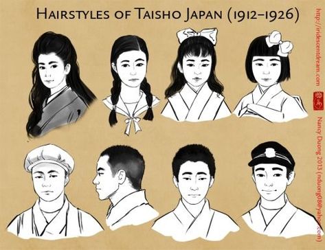 Webtoon Reference, Edo Period Japan, Japanese Edo Period, Taisho Period, Taisho Era, Historical Dress, Japanese Clothing, Wreath Drawing, Drawing Studies