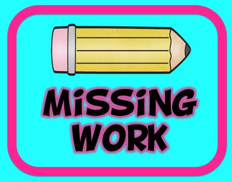 Missing work - FREE printable. Have the student who does not have their homework take a half sheet on a piece of colored paper and turn that in instead of their assignment and then when they bring the assignment in they can attach the paper to it. Late assignments are only accepted with the half sheet attached. Solves 2 problems, you are not constantly trying to figure out who is missing what and it forces the students to take responsibility for late work. Missing Work, Teacher Info, Teaching Elementary School, Fun Classroom Activities, Organization And Management, Classroom Behavior, Primary Teachers, Classroom Fun, Beginning Of School