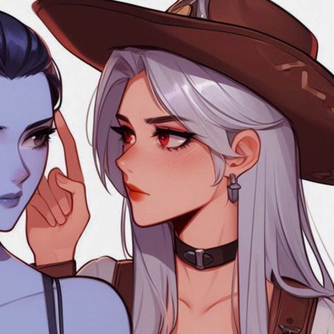 overwatch widowmaker x ashe <3 wlw matching icons Trace X Widowmaker, Ow Matching Icons, Ashe Art Overwatch, Ashe Ow Pfp, Ash And Widowmaker, Ashe Pfp Ow2, Ashe Overwatch Matching Icons, Pharmercy Matching Icons, Kerrigan Widowmaker