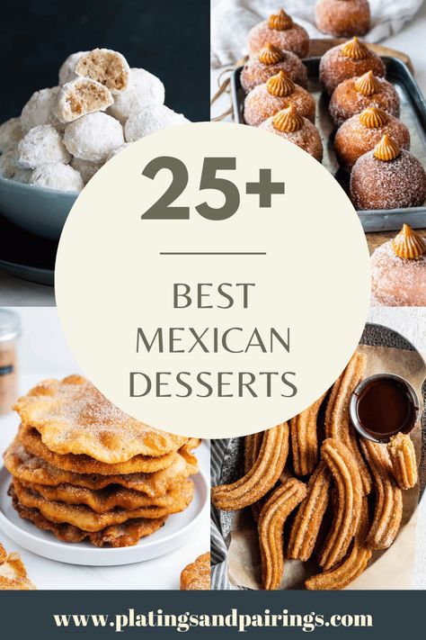 Desserts For Fiesta Party, Mexican Desserts Wedding, Sweet Mexican Breakfast, Desserts For Taco Party, Easy Dessert For Mexican Night, Deserts For Taco Night, Traditional Mexican Breakfast Recipes, Mexican Desserts For Party, Mexican Night Dessert