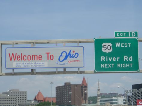 Ohio Ohio Is For Lovers, State Signs, Highway Signs, Ohio, Travel