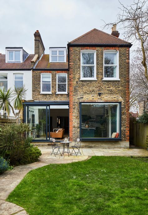 Victorian House Patio Ideas, Victorian Home Extension, London Extension Victorian Terrace, Victorian Semi Extension, Victorian Terrace Extension, Terrace Bathroom, Victorian Extension, Terrace Extension, Extension Veranda