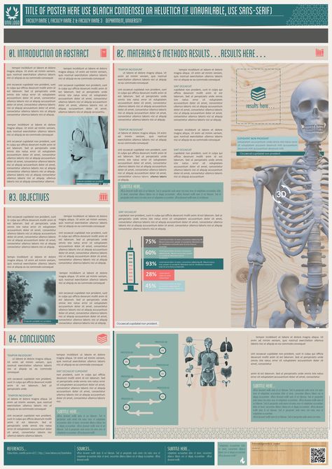 Medical Poster Presentation Ideas, Medical Research Poster, Research Poster Design Layout Ideas, Poster Layout Template, Poster Presentation Ideas, Scientific Poster Template Powerpoint, Medical Poster Design, Research Poster Template, Powerpoint Poster Template