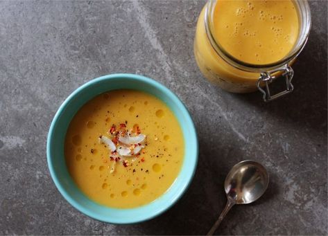 Pumpkin Butternut Squash & Coconut Soup Butternut Squash Coconut Soup, Butternut Squash Chilli, Pumpkin Butternut Squash, Puy Lentil Salad, Coconut Butternut Squash Soup, Coconut Soup Recipes, Butternut Soup, Savory Pumpkin Recipes, Soup Vegan