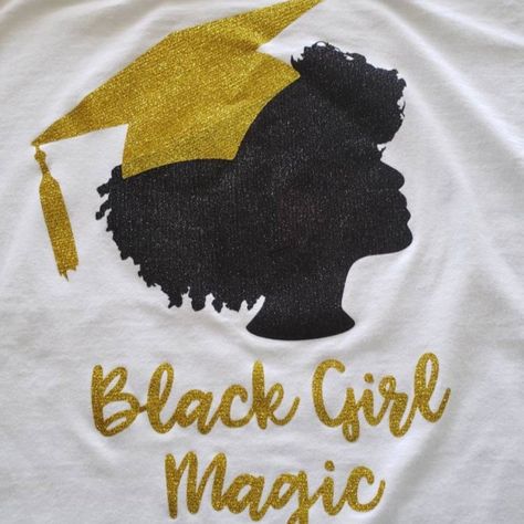 Congratulations to all the graduates! I love how LaShondra personalized her shirt. #paperflodesign #graduation #graduationsvg Graduation Clip Art, Praying Woman, Graduation Tshirts, Svg Sayings, Crown Svg, Cap Graduation, Afro Puffs, Grad Shirts, African Women Art