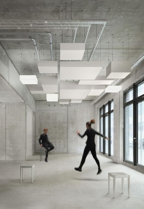 That Ceiling Feeling: OWA Office Ceiling Design, Architecture Ceiling, Exposed Ceiling, Exposed Ceilings, Acoustic Ceiling, Office Ceiling, Concrete Ceiling, Ceiling System, Lighting Showroom