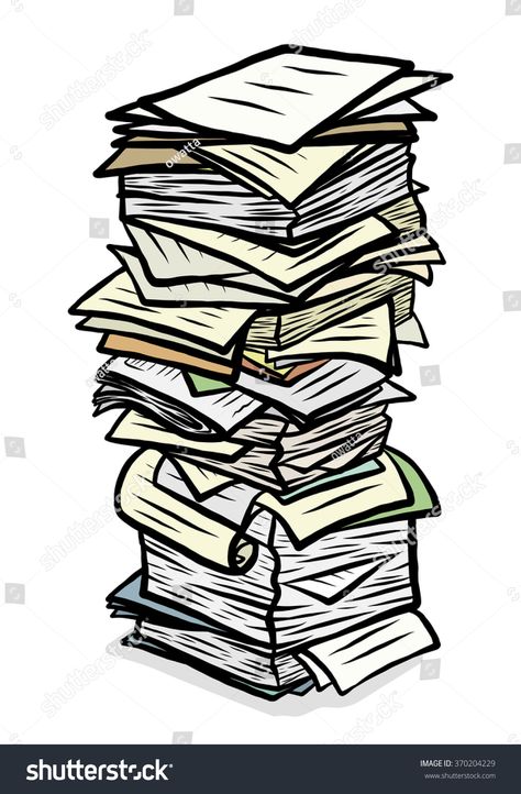 stack of used papers \u002F cartoon vector and illustration, hand drawn style, isolated on white background. #Ad , #AD, #cartoon#vector#illustration#stack Stack Of Paper, Paper Clip Art, Cartoon Style Drawing, Food Illustration Art, Paper Illustration, Paper Drawing, Art Journal Inspiration, Free Vector Art, Food Illustrations