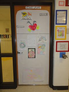 Giveaway Winner & A Display to Share Art Classroom Door, Art Lesson Ideas, Motivating Students, Art Room Doors, Art Bulletin Boards, Art Room Posters, Art Classroom Management, Motivate Students, Drawing Kids