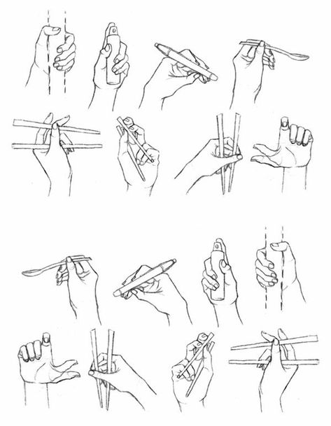 Hand Holding Item Reference, Male Figure Drawing, Drawing Instructions, Draw Hands, Drawing Hands, Hand Gestures, Anime Hands, Hand Drawing Reference, Hand Reference